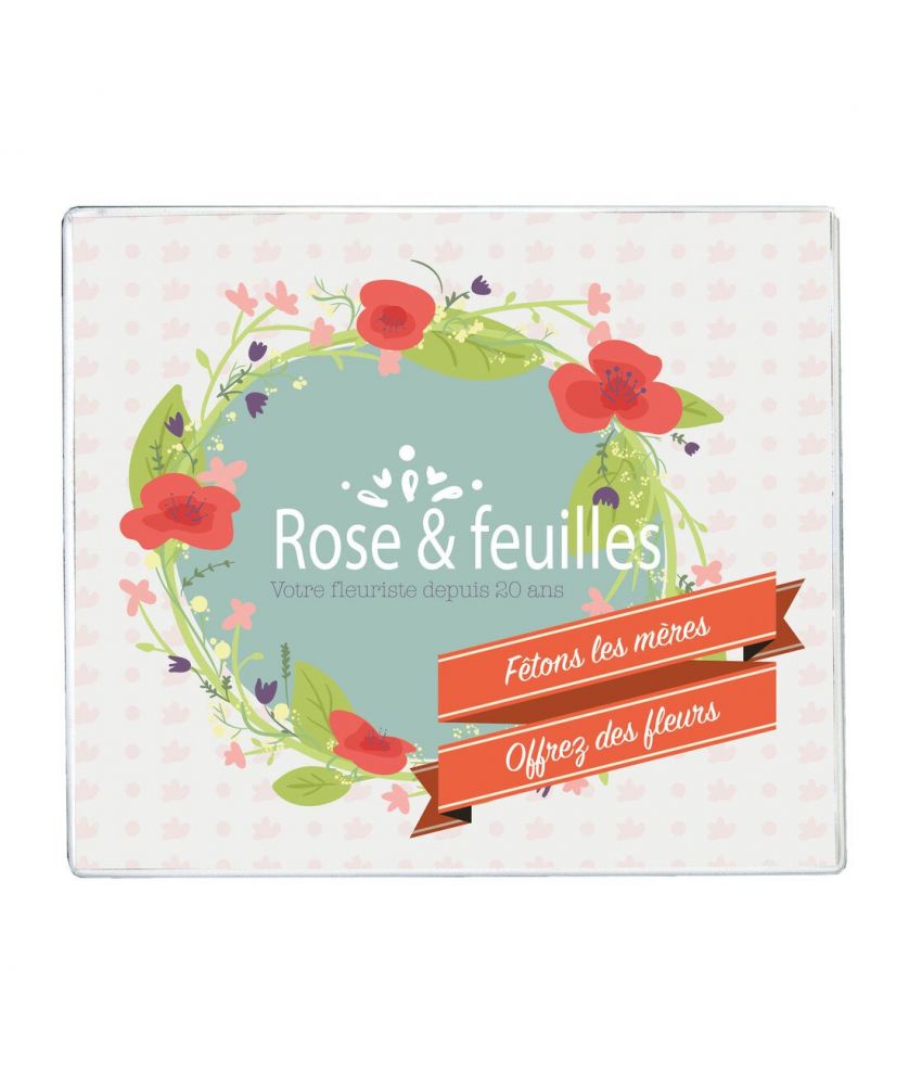 Tapis de souris photo ouvert personnalisé Made in France Printécom - Objets et Supports Publicitaires publicitaire