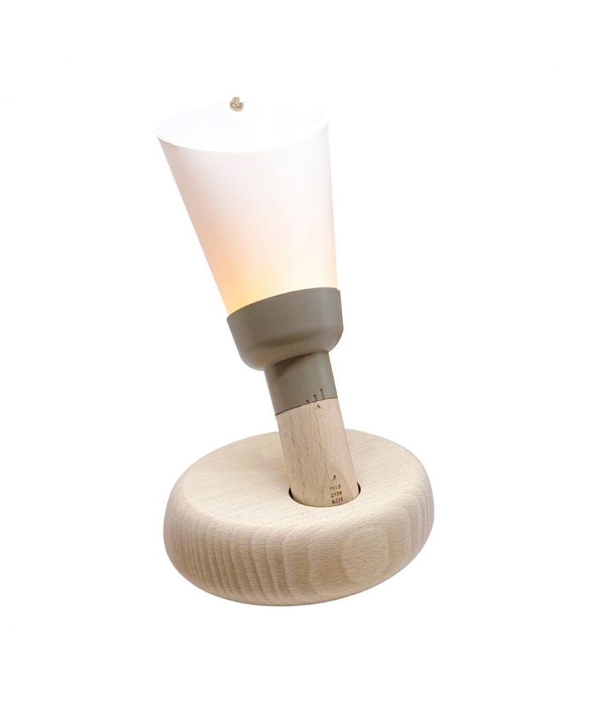 Lampe nomade+ socle 28.5*10.5cm personnalisée Made in France Printécom - Objets et Supports Publicitaires publicitaire