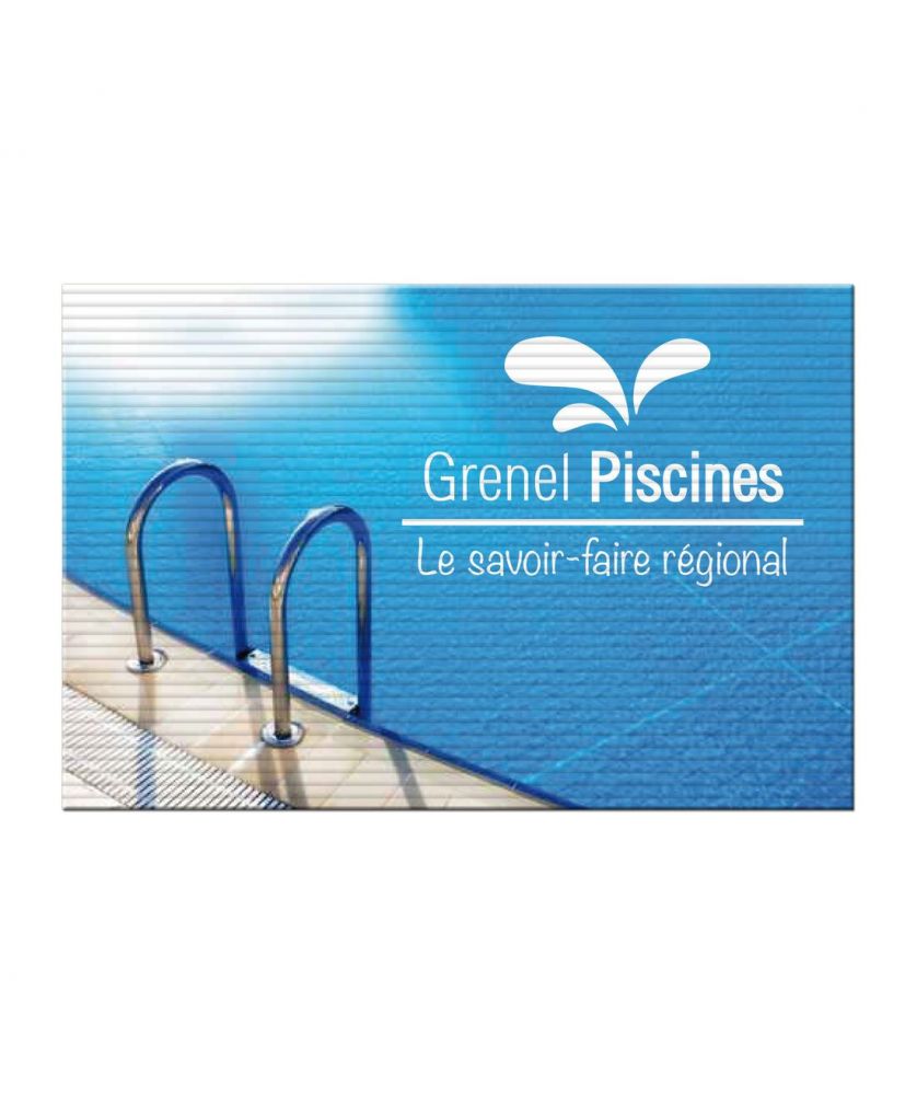 Panneau akyl seri 3mm 40x10cm personnalisé Made in France Printécom - Objets et Supports Publicitaires publicitaire