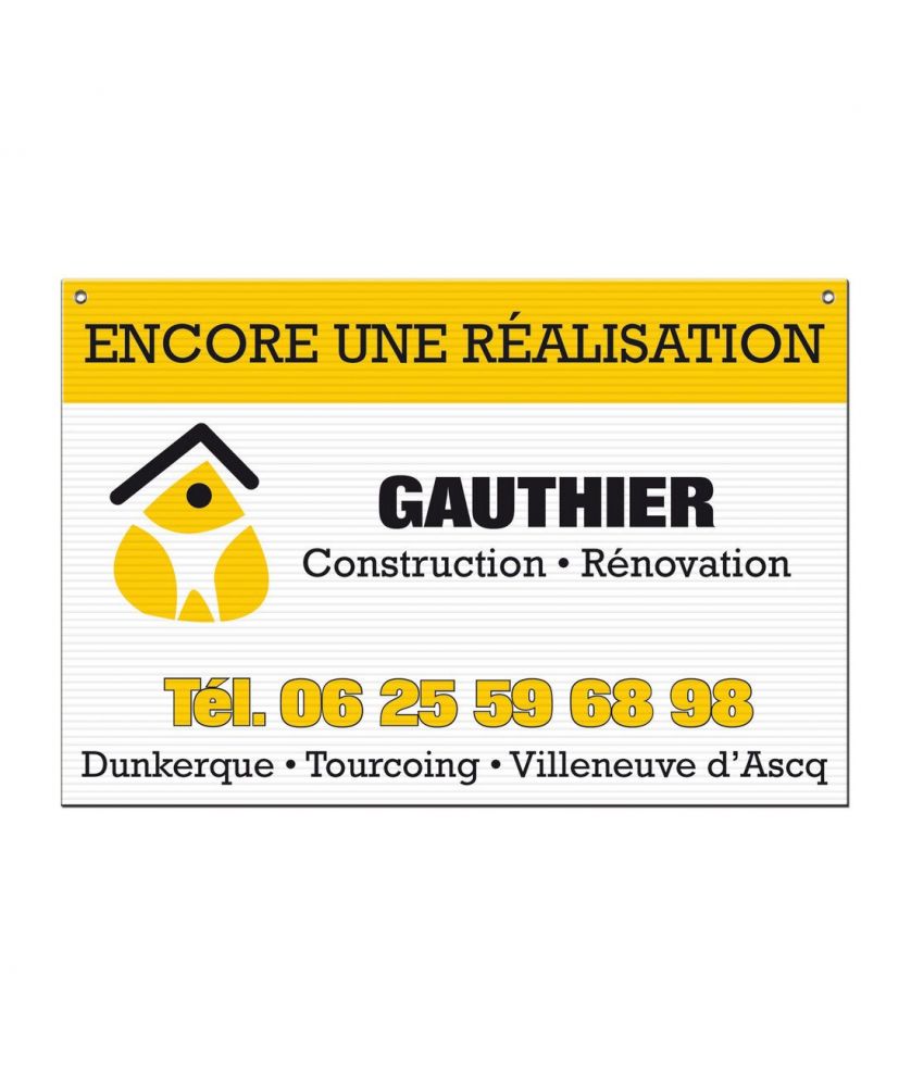 Panneau akyl.seri 3mm 30x40cm personnalisé Made in France Printécom - Objets et Supports Publicitaires publicitaire
