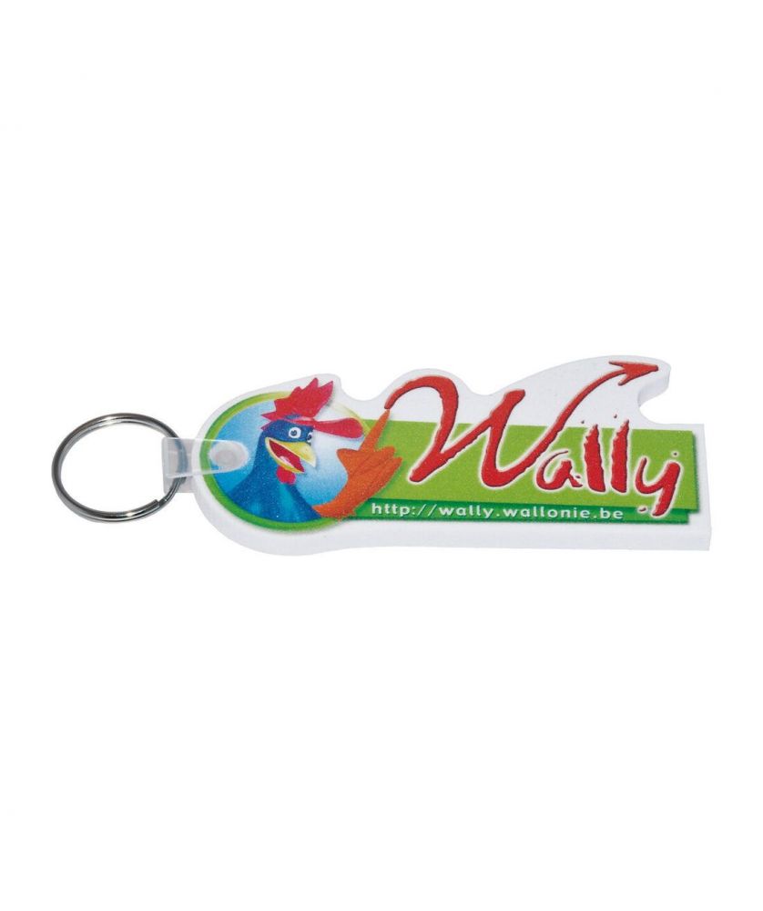 Porte cles eva 0.5cm 21 40 cm2 personnalisé Made in France Printécom - Objets et Supports Publicitaires publicitaire