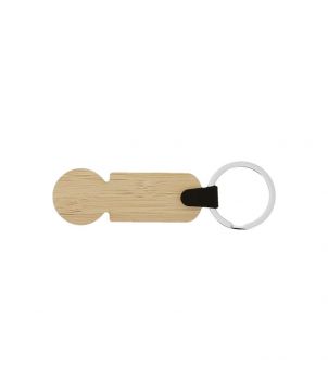 Porte cles jeton bambou...