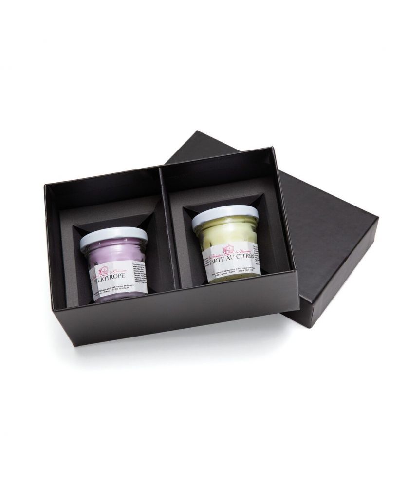 Set 2 mini bougies personnalisé Made in France Printécom - Objets et Supports Publicitaires publicitaire