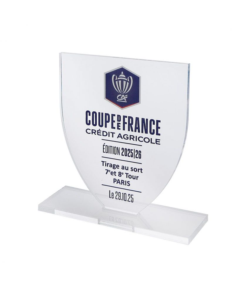 Trophee l8 x h10 cm Surface au choix, 8 x 10 cm maxi personnalisé Made in France Printécom - Objets et Supports Publicitaires...