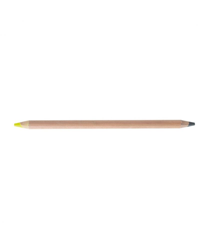 Crayon 1 mine graphite/1 fluo personnalisé Made in France Printécom - Objets et Supports Publicitaires publicitaire
