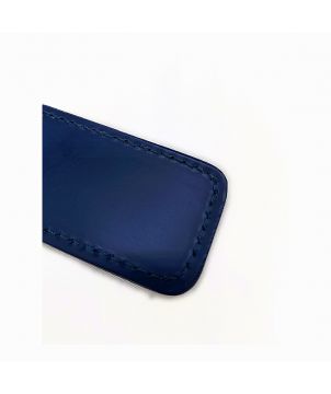 Porte-clés rectangle upcyclé personnalisé en cuir recyclé Goodies upcyclés publicitaire