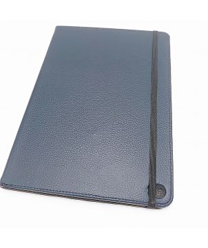 Porte-iPad et carnet Moleskine upcyclé personnalisé en cuir Goodies upcyclés publicitaire