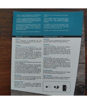 Bloc-notes effaçable personnalisé A6 WhyNote® réutilisable Goodies upcyclés publicitaire