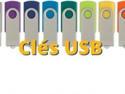 Zoom sur : Clés USB personnalisées